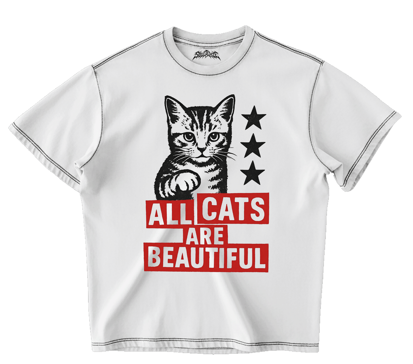 CATS OVERSIZED T-SHIRT