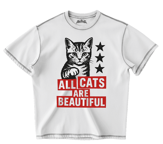 CATS OVERSIZED T-SHIRT