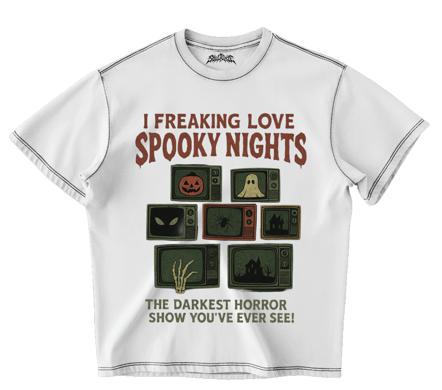 SPOOKY NIGHTS OVERSIZED T-SHIRT