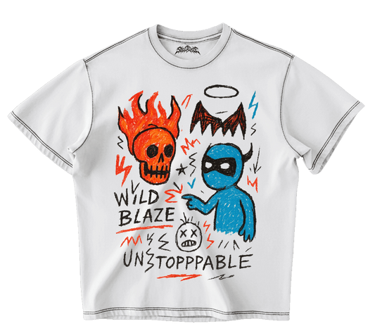 STREATWEAR GRAFFITI OVERSIZED T-SHIRT