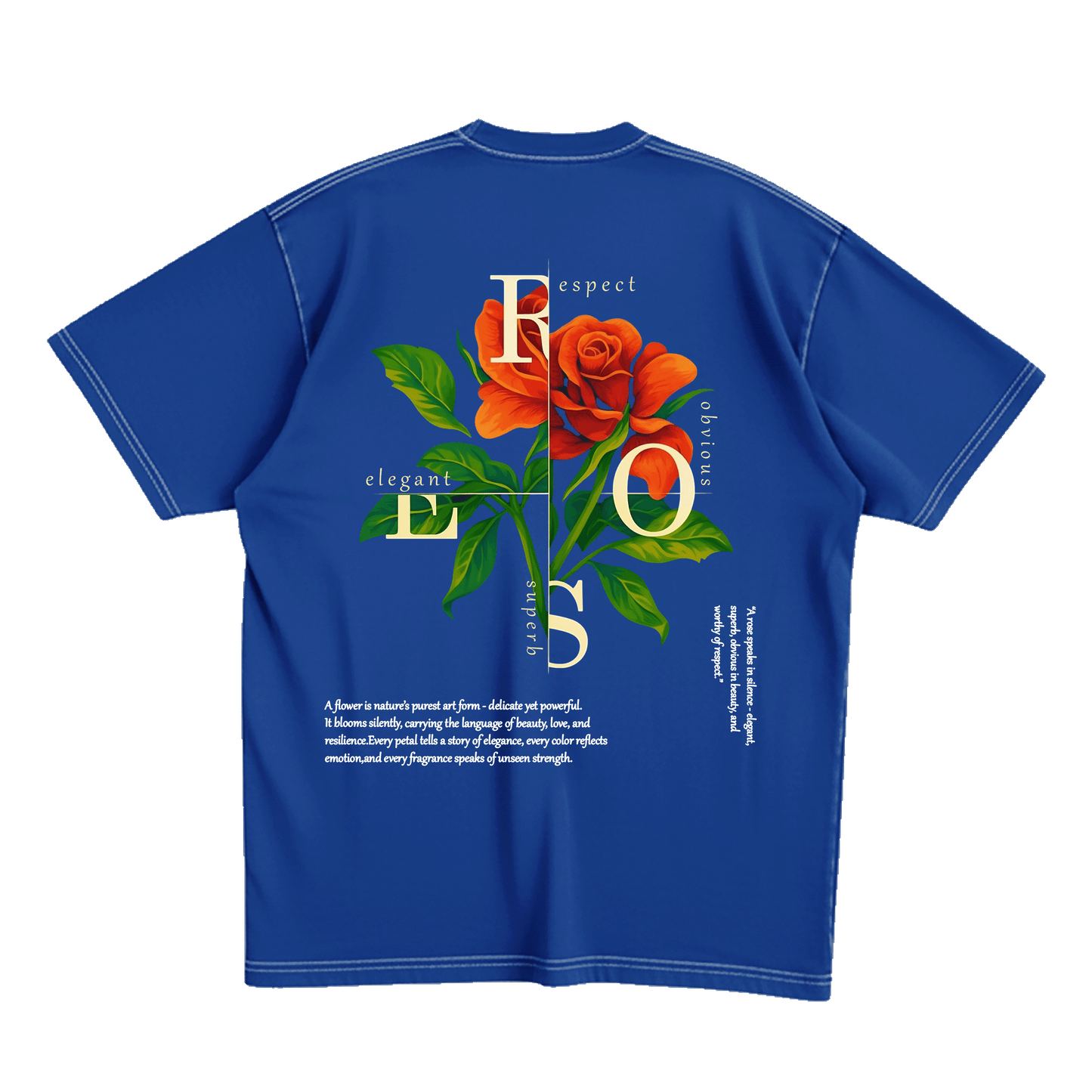 ROSE OVERSIZED T-SHIRT