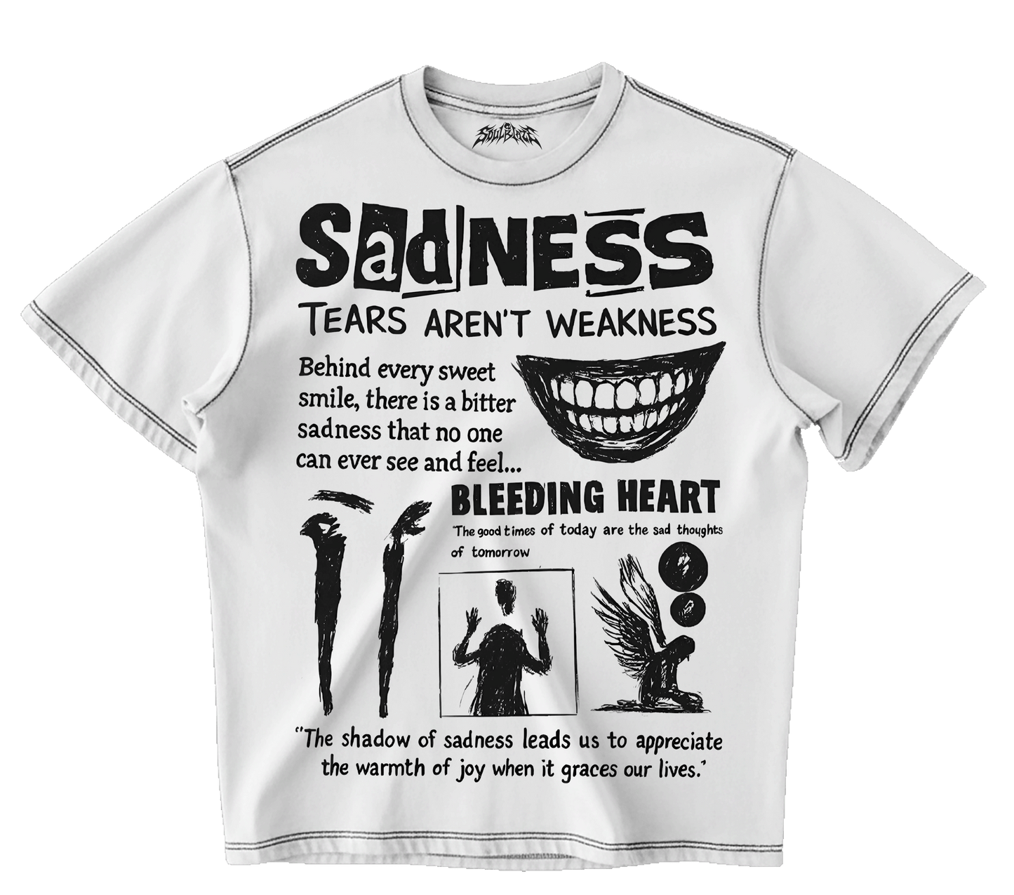 SADNESS OVERSIZED T-SHIRT