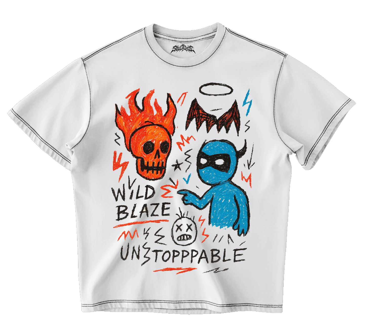 STREATWEAR GRAFFITI OVERSIZED T-SHIRT