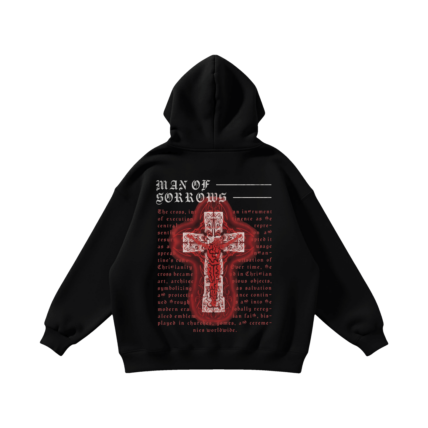 MAN OF SORROW OVERSIZED HOODIE