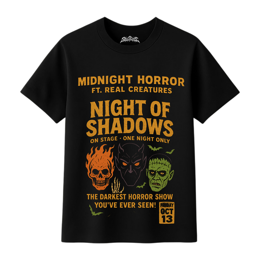 NIGHTS OF SHADOW OVERSIZED T-SHIRT