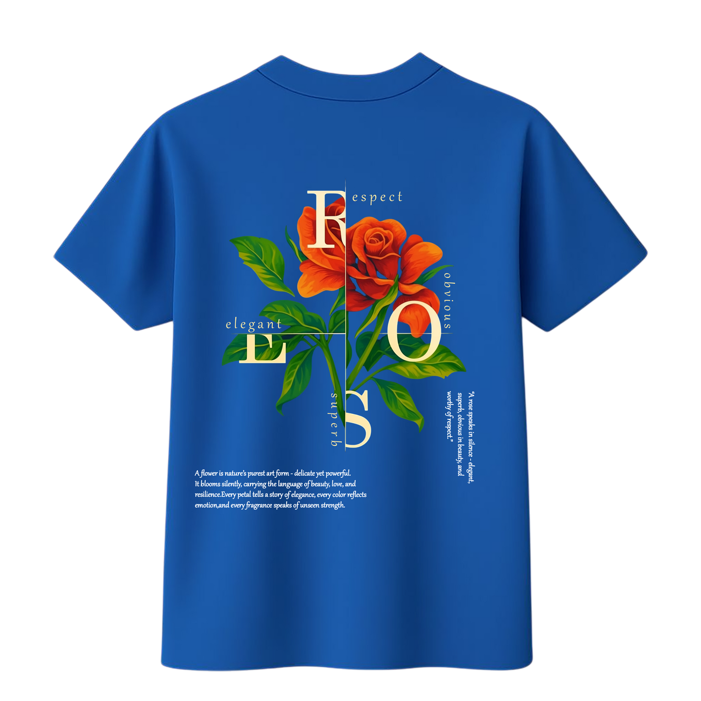 ROSE OVERSIZED T-SHIRT